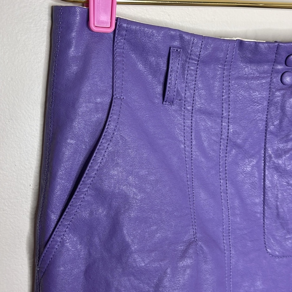 Beatrice B‎ Violet Wax Coated Pant - Picture 6 of 11